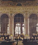 The Signing of Peace in the Hall of Mirrors,Versailles William Orpen
